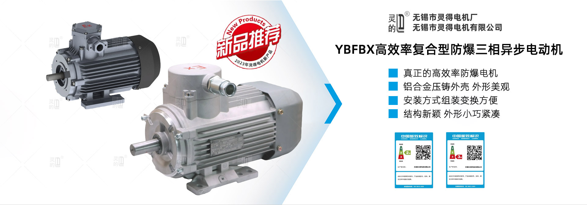 YBFBX高效率復(fù)合型防爆三相異步電動機